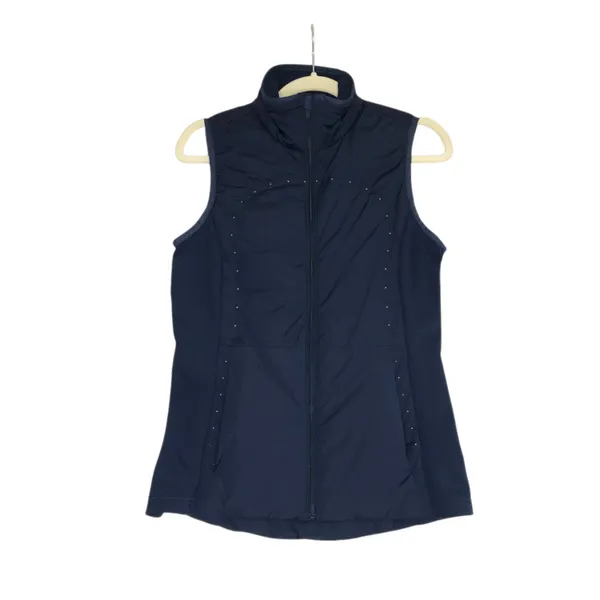 LULULEMON Run For Cold Vest Sz 8 Blue Thermoregulation Athletic Everyday Travel - Image 3