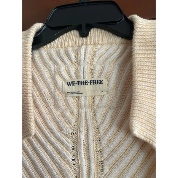 Free People We The Free Freeway V-Neck Sweater L - Image 5