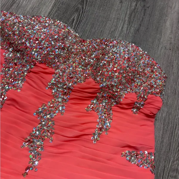 JJ’s House Beaded Prom Mini Dress - Image 2