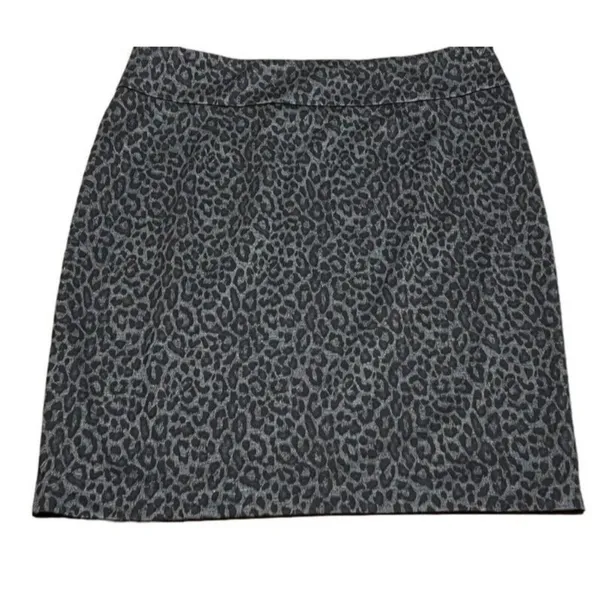Pure Amici Women’s Size Large Skirt Leopard Print Preppy‎ Classic City Party - Image 2