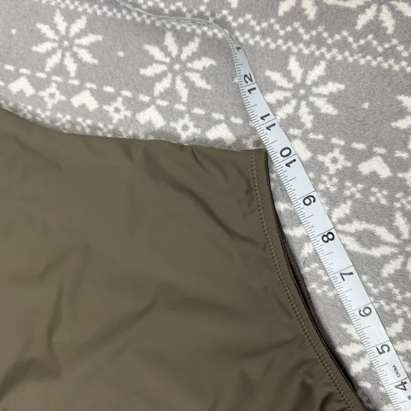 NWT Massimo Dutti One Piece‎ Swimsuit Straight Neckline Olive Green Size Small - Image 9