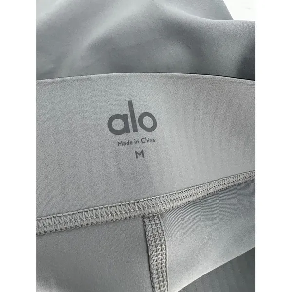 Alo‎ Yoga Airlift High-Waist 7/8 Line Up Leggings Winter Frost Size Medium - Image 9