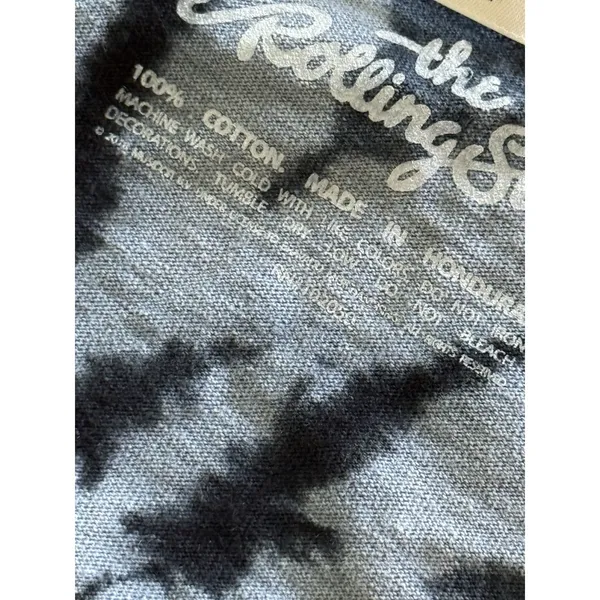 Alice‎ + Olivia Jeans Rolling Stones Sleeveless Tee Tank Medium/Large Tie Dye - Image 5