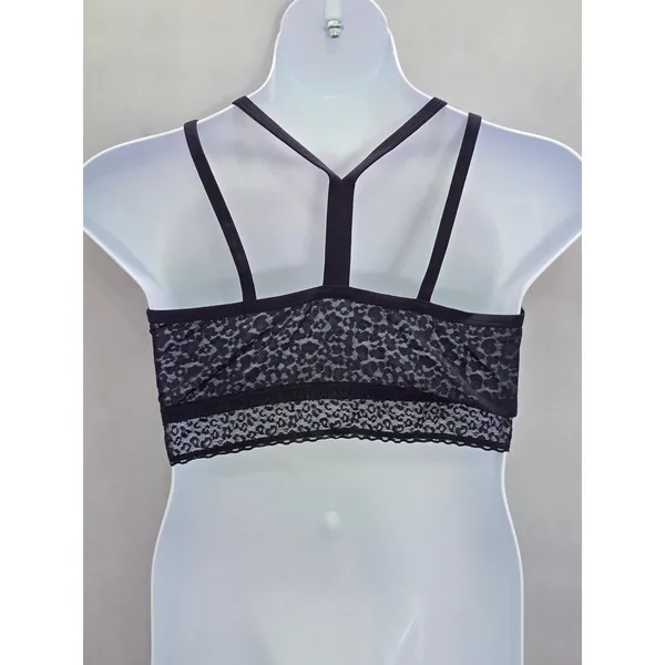Maurices Black Romantic Boudoir Cottage Lingerie Feminine Lace Bra Plus 2X - Image 2