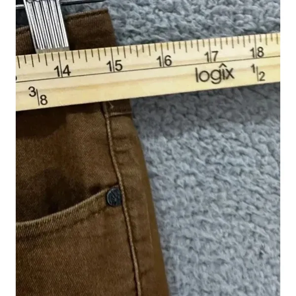 prAna Skinny Pants Vintage Y2K Brown 2/26 Low Rise‎ Indie Sleaze Streetwear - Image 4