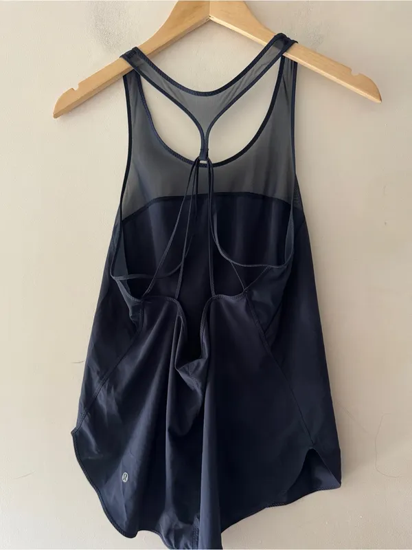 Lululemon 5 Mile‎ Singlet Inkwell Blue Tank Top - Image 7
