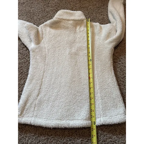 Patagonia Los Gatos 1/4 Zip Fleece Pullover Sweatshirt Women's S Cream Beige - Image 6