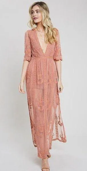 maxi romper dress lace Size L Size L - Image 2