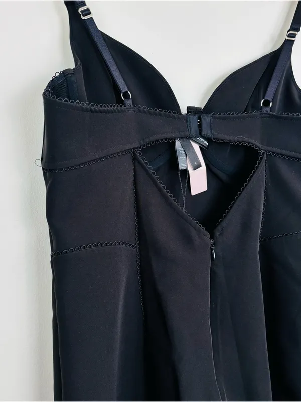 For love and lemons NWT Black Corset Seamed Bodycon Mini Dress. Size large. - Image 7