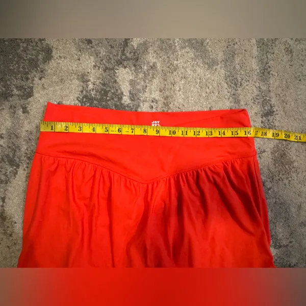 JoyLab Orange/ Red Activewear Skirt with built in shorts - Image 4