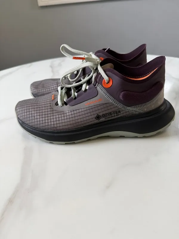 Vasque Trail Runner Sneaker in Purple with Orange Highlights Size 6.5 - Image 3