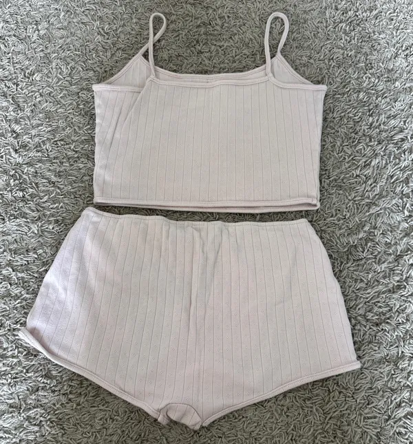 Light pink pointelle set - Image 2