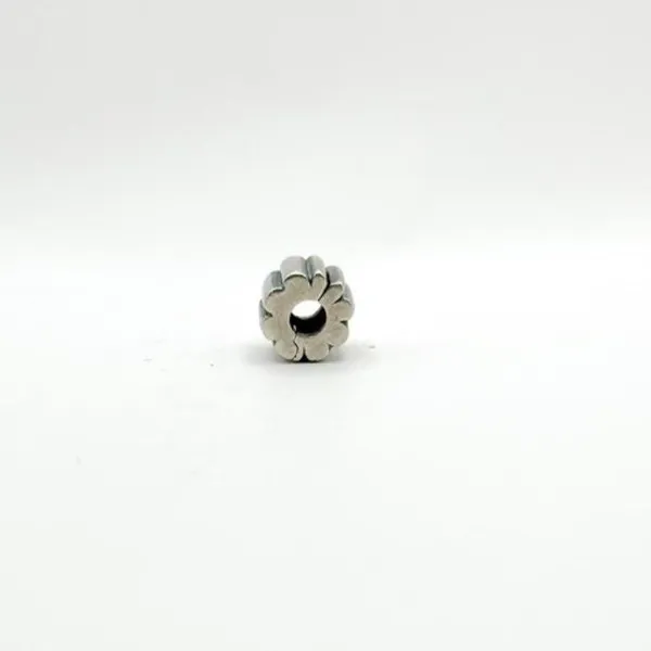 Pandora Silver Ribbed Authentic Silver 925 Clip Charm - Image 4
