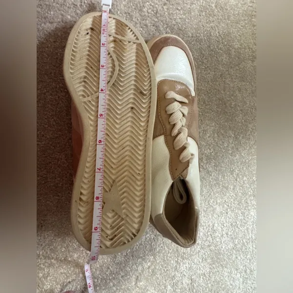 Red Dress Boutique Oasis Society Tan Colorblock Lace Up Front Skate Shoes - Image 7