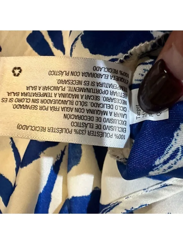Alexis for Target Asymmetrical Botanical Blue Dress – Size M - Image 13