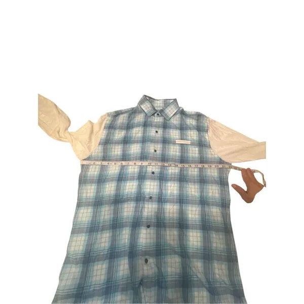 Peter Millar Womans Plaid Golf Shirt Sz M New - Image 5