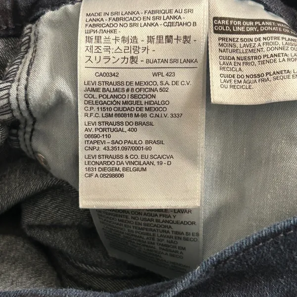 Levis 505 Jeans 28 Darkwash‎ - Image 4