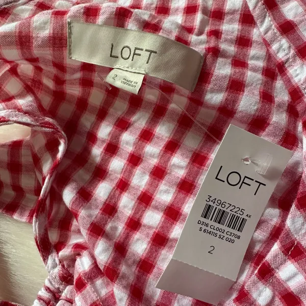 NWT Loft Checkered Dress - Image 10