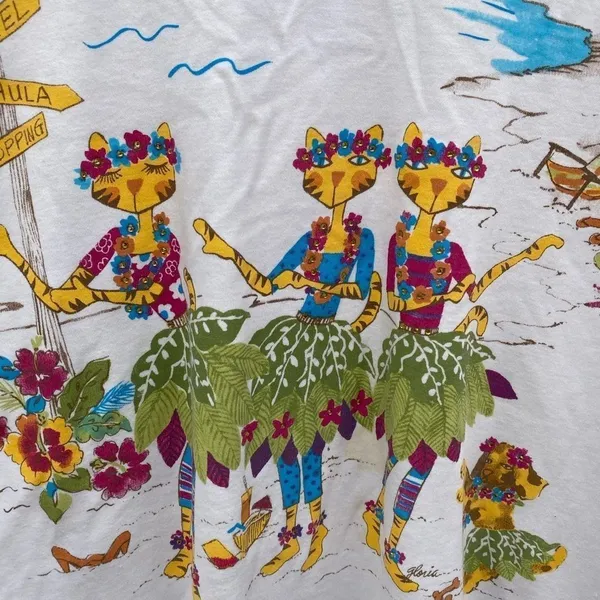 Vintage Draper's & Damon's Cat Shirt‎ - Image 2