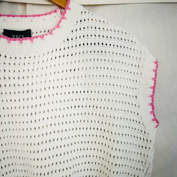 VICI Crochet Vest Top   - Image 2