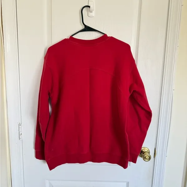 Lululemon All Yours Crew Fleece in Dark Red - Image 5