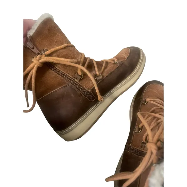 White Mountain Women's Size 6M Topaz Leather Wrap‎ Tie Ankle Boots - Image 10