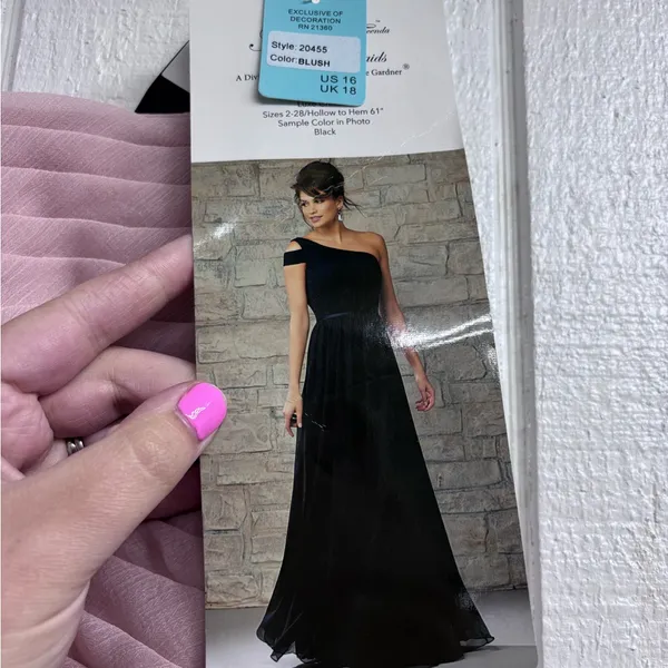 Morilee One Shoulder Prom/Bridesmaid Dress - Image 3
