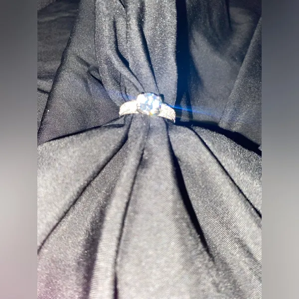 CZ Sterling Silver 925 Size 6 Ring - Image 7