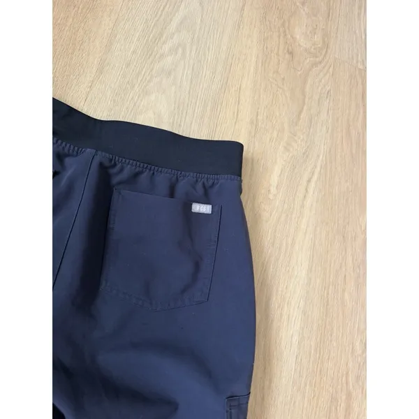 Figs Zamora Jogger Scrub Pants Women's S Technical Collection Navy Blue Nurse - Image 8
