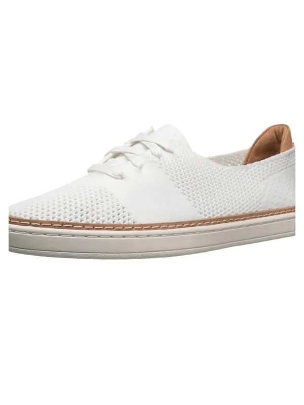 NWT UGG Pinkett Lace-Up HyperWeave Casual Knit Sneaker White Ivory Size 8 - Image 11