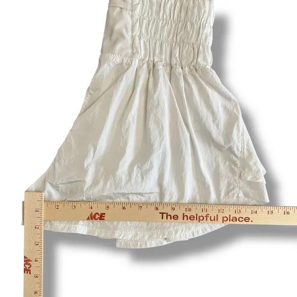 Free People Movement FP Movement White Romper‎ Small Cross Back Skirted Playsuit - Image 5