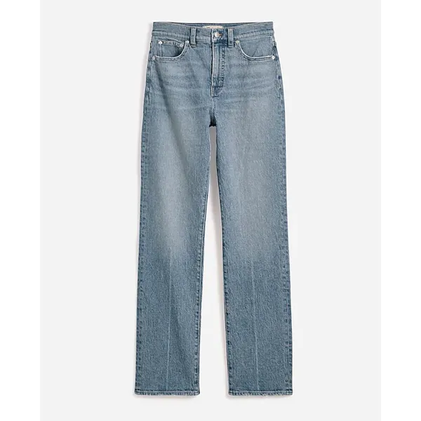 NEW Madewell The Petite 90s Straight Jean Rondell Wash Crease Relaxed US 23 P - Image 6