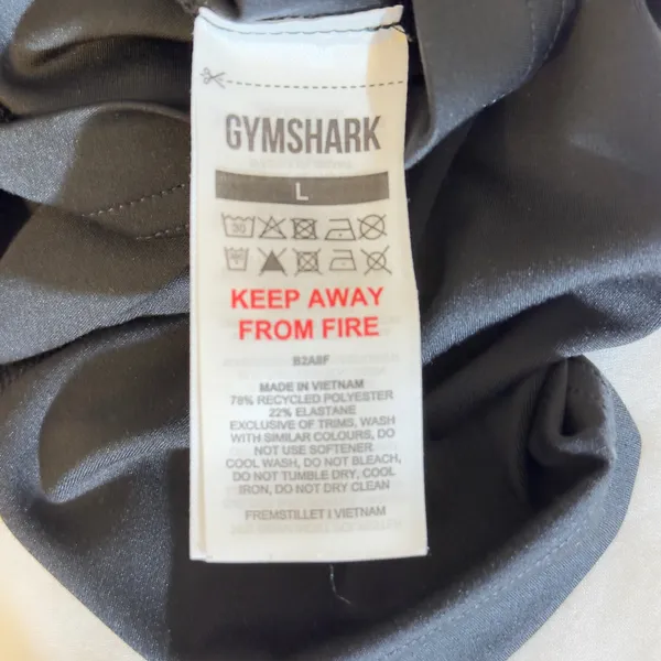 562 | Gymshark Training Womens Large High Waisted Workout Leggings Black‎ - Image 6