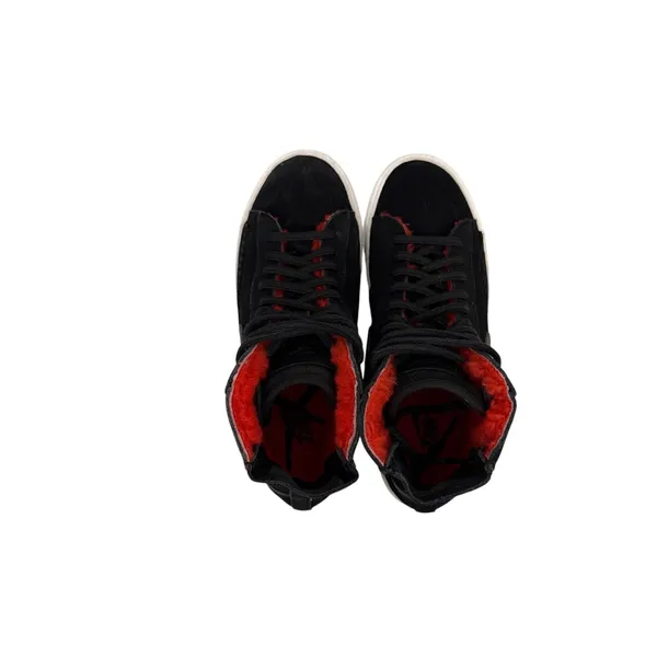 Nike Shoes Nike Blazer Mid Premium Black Suede Red Lined Size Women's 7 - Image 4