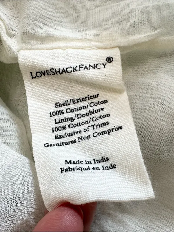 LoveShackFancy Lai Mini Dress - Image 5