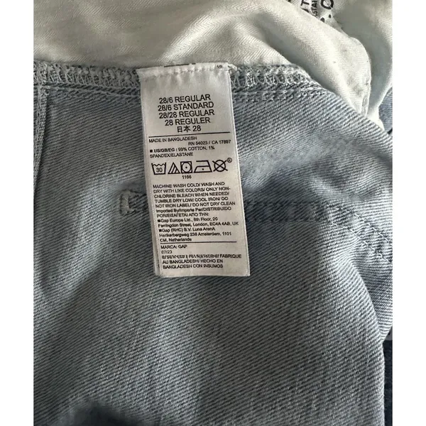 Gap 90s Loose Mid-Rise Cargo Jeans, Size 28 (6R), Light Blue Denim, Straight Leg - Image 16