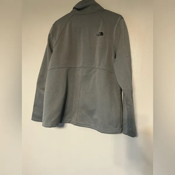 The North Face Women’s Apex Risor Gray Jacket Full Zipper - Image 5