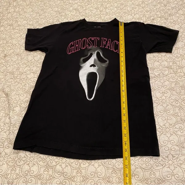 Ghost Face Tee Size Medium Black - Image 4