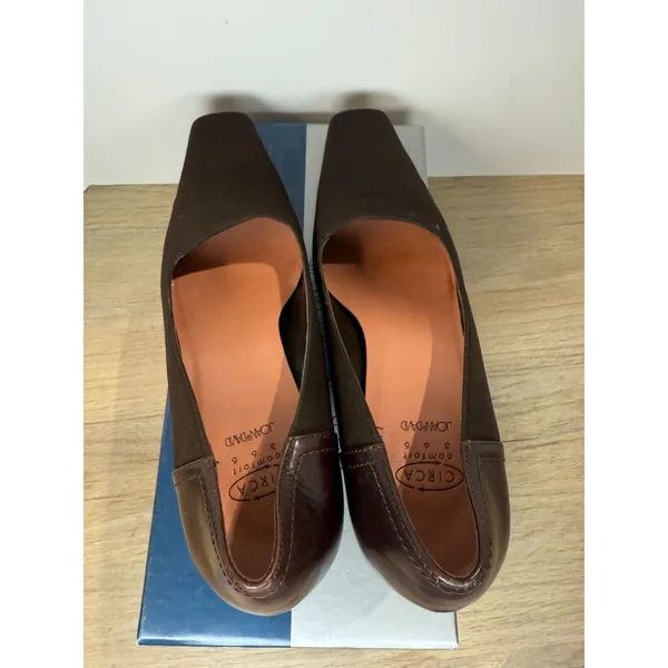 Circa Joan & David Heels Womens 8M Espresso Brown Nadia CJD Pump - Image 4