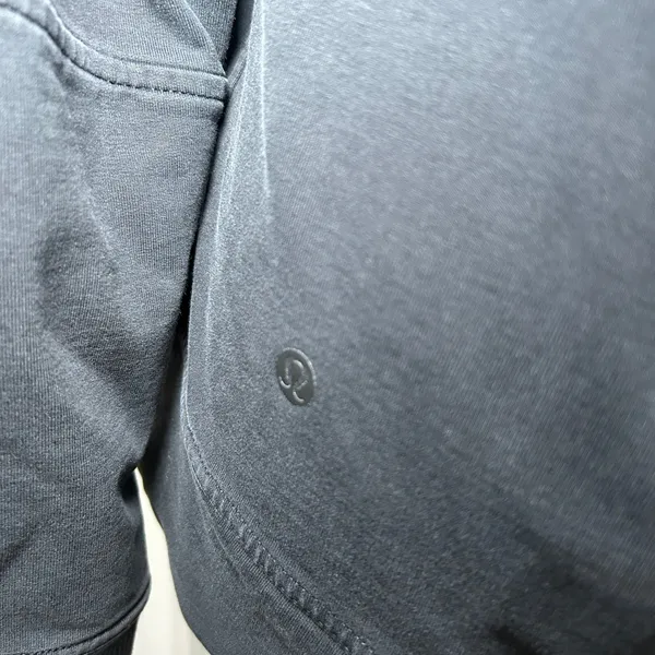 Lululemon Stride Jacket Black Size‎ 6 Full Zip Hoodie Thumbholes Logo Back Vent - Image 7