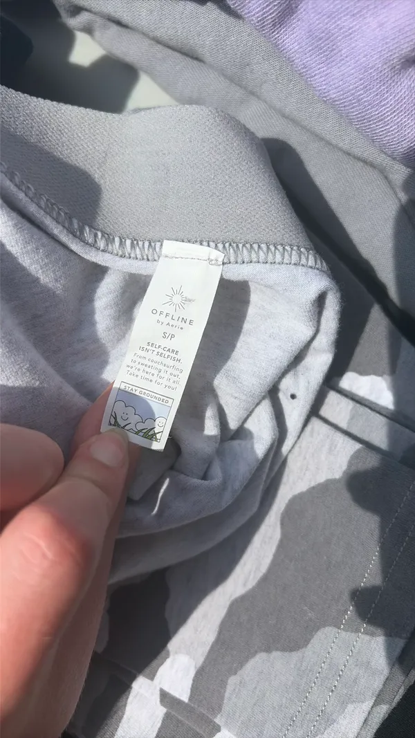 Offline White and Gray Camo Leggings - Image 2