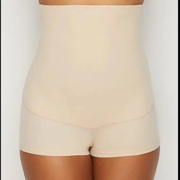 NWT Maidenform LATTE LIFT Shapewear Minimizing High Waist Boyshort shorts Large - Image 7