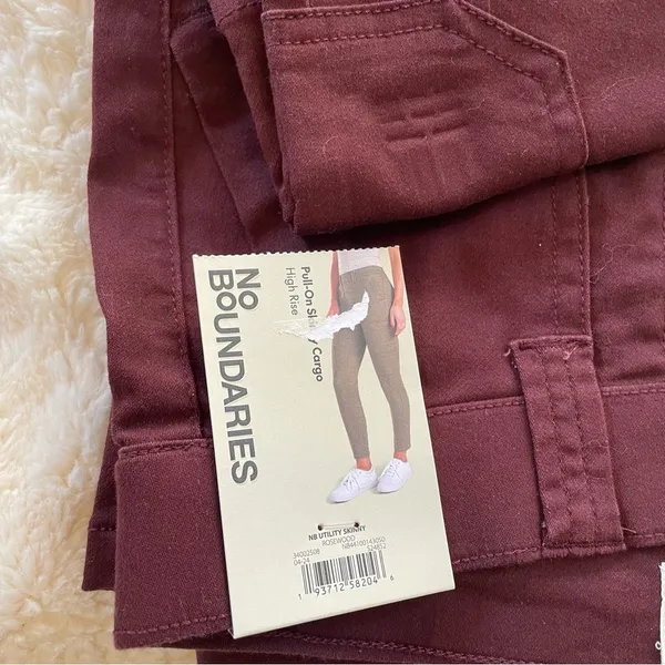 No Boundaries Mid Rise Utility Skinny‎ Pants XS - Image 3