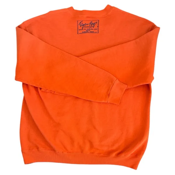 Russell Athletic Orange Auburn University 87 Vintage Pullover Sweatshirt Size L - Image 2