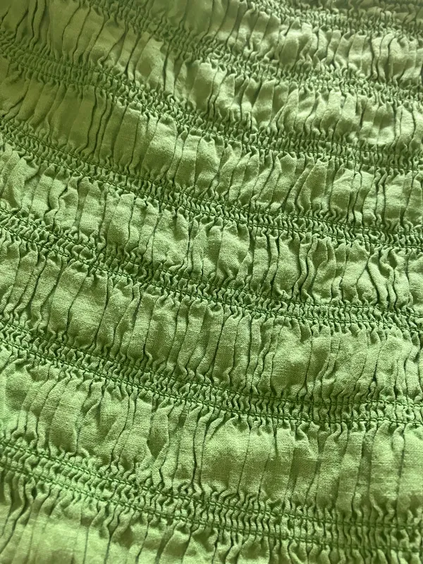 Revolve Green Puff Sleeve Top - Image 8