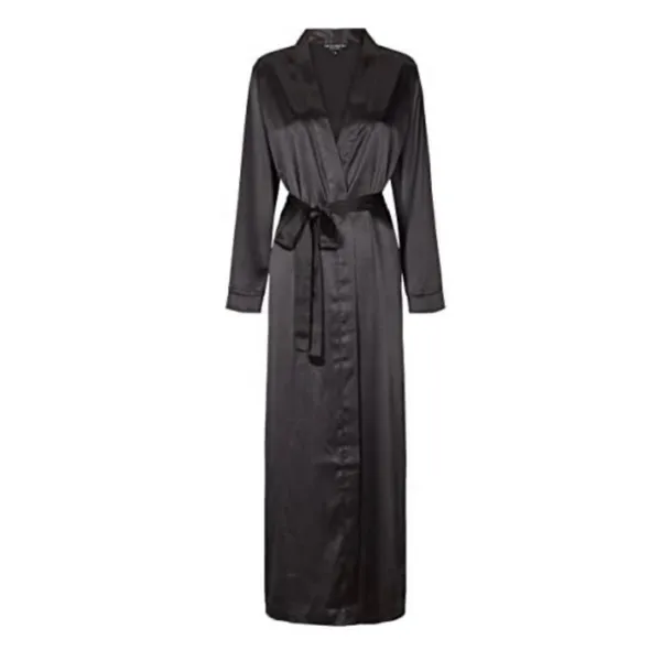 NWT OW Collection Katrina Kimono Duster‎ Robe in Black Sz XS $230 - Image 2