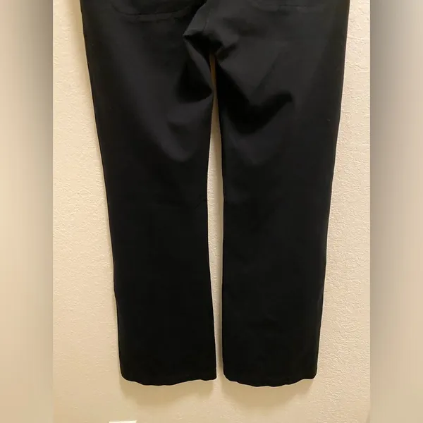 Betabrand Black Dress Yoga Pull On Pant Flare Leg Size Petite Small - Image 11