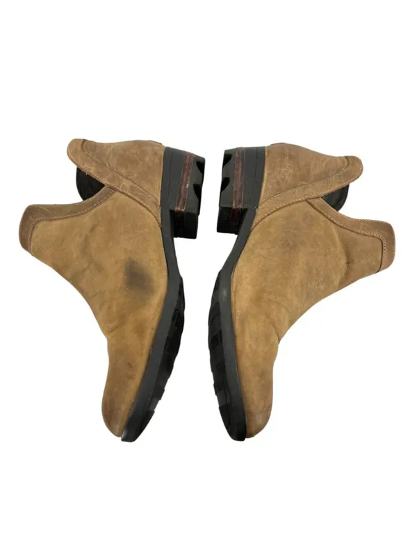 Sorel Lolla Leather Ankle Booties Brown Slip-On Waterproof Size 11 - Image 3