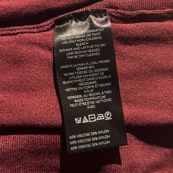 Anthropologie Cold-Shoulder Knit Maxi Dress Size M In Wine - Image 6