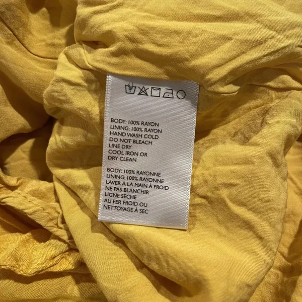 Urban Outfitters Romper Cottage Y2K Boho Preppy Retro Minimalist Yellow Medium - Image 3